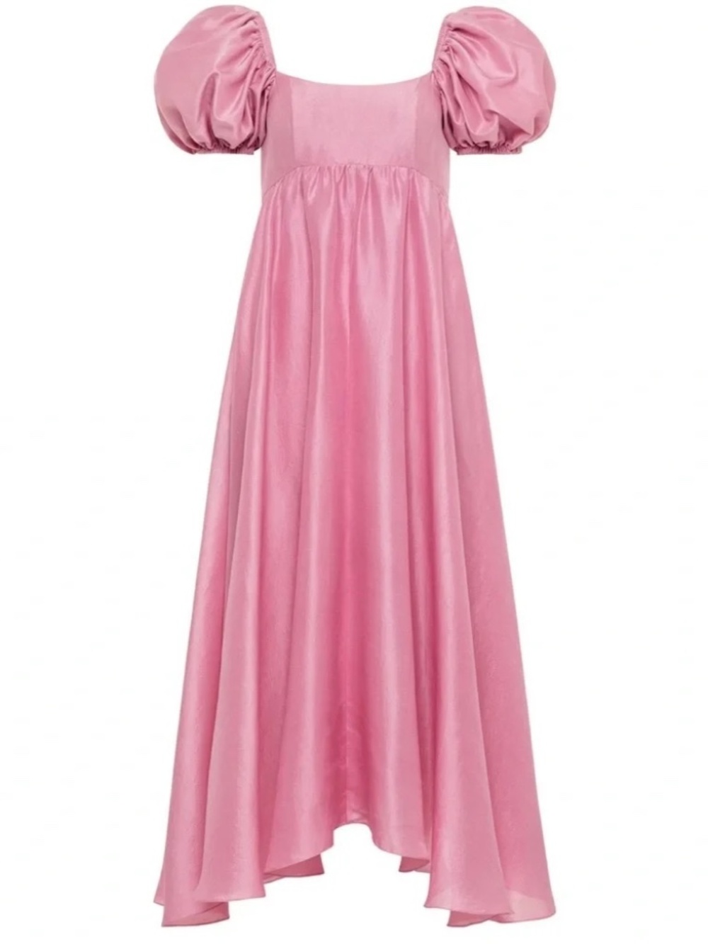 azeeza new with tags Rory pink puff sleeve gown XL